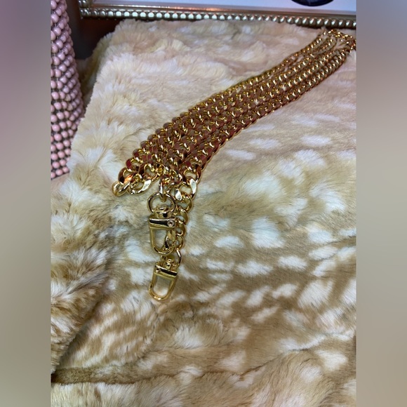 Elle Gold Chain Link Purse Straps (Various Sizes) - Picture 2 of 5